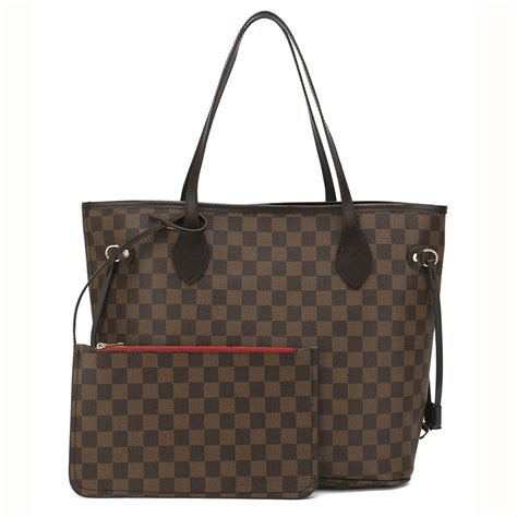 louis vuitton checkered tote bag